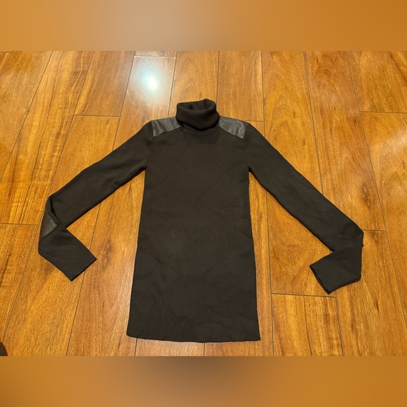 NWT LAUREN Ralph Lauren Dark Brown Knit Sweater - Picture 1 of 7